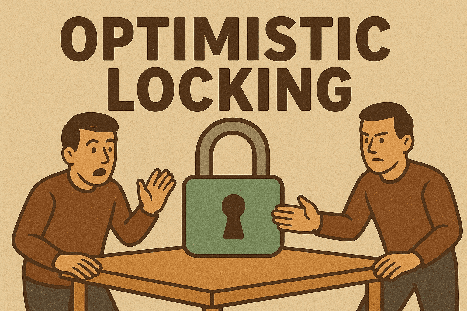 Avoid double booking using optimistic locking